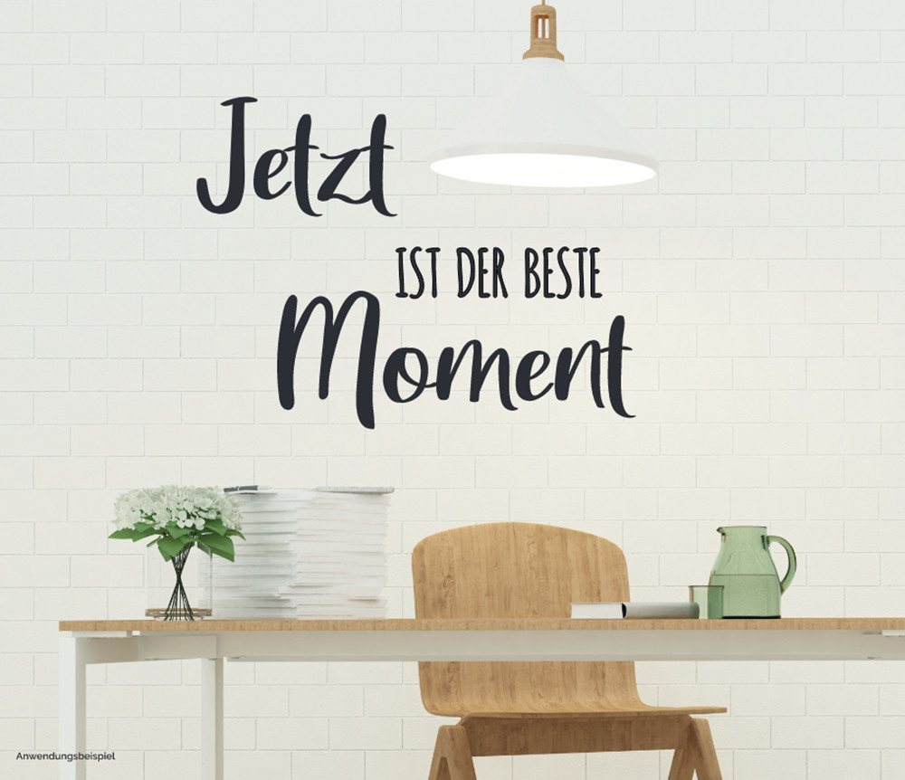 ROXUS Wandspruch Wandtattoo,Wandbild- Bester Moment- (1 St), rückstandslos abziehbar von ROXUS