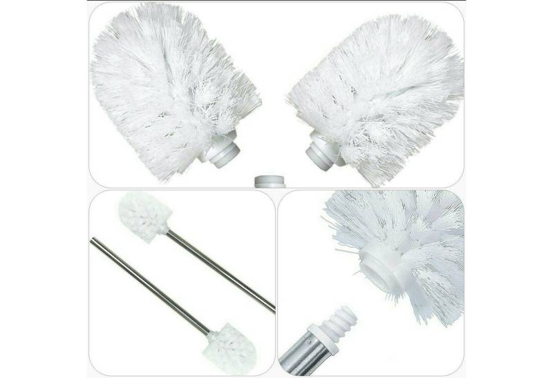 ROXUS WC-Reinigungsbürste Toilettenbürsten, WC Bürsten Set, Reinigungsbürsten Set, jedes Badezimmer, (Spar-Set, 12-tlg., 12 teilig), auswechselbar, rostfrei von ROXUS