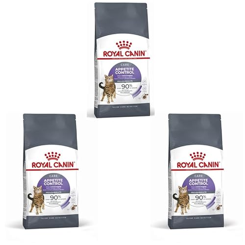 ROYAL CANIN Appetite Control Care | 3er Pack | 3 x 400 g | Trockenfutter für ausgewachsene Katzen | Empfohlen zur Kontrolle des Bettelverhaltens | Auch für kastrierte Katzen von ROYAL CANIN