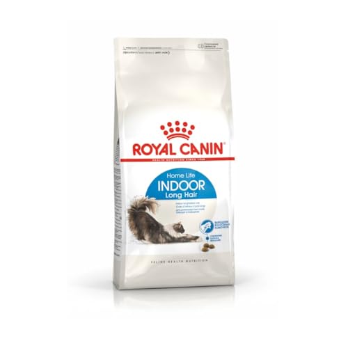 Royal Canin Indoor Longhair Trockenfutter für Wohnungskatzen mit langem Fell - 400g von ROYAL CANIN