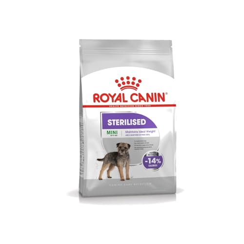 Royal Canin CCN Sterilised Mini | 3kg | Alleinfuttermittel für kleine Hunde | Für ausgewachsene und kastrierte kleine Hunde mit Neigung zur Gewichtszunahme | Trockenfutter von ROYAL CANIN
