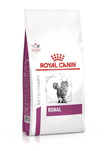 Royal Canin Veterinary Renal | 2 kg | Diät-Alleinfuttermittel für ausgewachsene Katzen | Empfohlen zur Unterstützung der Nierenfunktion | Angereichert mit hochwertigen Proteinen von ROYAL CANIN