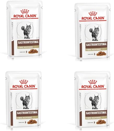 Royal Canin Veterinary Gastrointestinal Fibre Response | 4er Pack | 4 x 12 x 85 g | Diät-Alleinfuttermittel für Adulte Katzen | Für Katzen mit chronischer Verstopfung Royal Canin Veterinary Gastrointestinal Fibre Response | 4er Pack | 4 x 12 x 85 g | Diät-Alleinfuttermittel für Adulte Katzen | Für Katzen mit chronischer Verstopfung von ROYAL CANIN