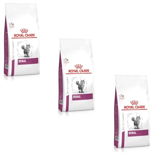 ROYAL CANIN Veterinary Renal | 3er Pack | 3 x 400 g | Diät-Alleinfuttermittel für ausgewachsene Katzen | Zur Unterstützung bei Nierenproblemen | Mit niedrigem Phosphorgehalt von ROYAL CANIN