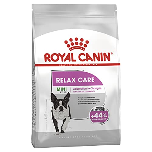 Royal Canin CCN Relax Care Mini | 3kg | Alleinfuttermittel für kleine Hunde in unruhigem Umfeld| Für ausgewachsene und ältere kleine Hunde bis 10 kg | Trockenfutter Royal Canin CCN Relax Care Mini | 3kg | Alleinfuttermittel für kleine Hunde in unruhigem Umfeld| Für ausgewachsene und ältere kleine Hunde bis 10 kg | Trockenfutter von ROYAL CANIN