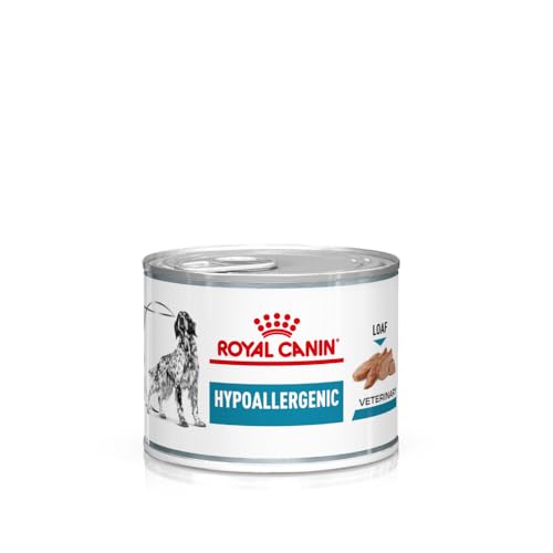 Royal Canin Veterinary Hypoallergenic Mousse | 12 x 200 g | Diät-Alleinfuttermittel für ausgewachsene Hunde | Mit hydrolysiertem Protein | Zur Unterstützung der Hautbarriere von ROYAL CANIN