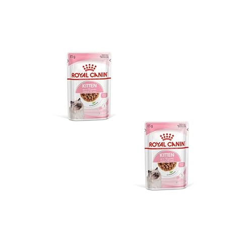 Royal Canin Kitten | Doppelpack | 2 x 12 x 85 g | Nassfutter für Kitten | Feine Stückchen in Soße | Speziell für Katzenwelpen in der zweiten Wachstumsphase bis zum 12. Monat Royal Canin Kitten | Doppelpack | 2 x 12 x 85 g | Nassfutter für Kitten | Feine Stückchen in Soße | Speziell für Katzenwelpen in der zweiten Wachstumsphase bis zum 12. Monat von ROYAL CANIN
