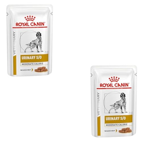 Royal Canin Urinary S/O Moderate Calorie | Doppelpack | 2 x 12 x 100 g | Nassfutter für Hunde | Zur Unterstützung bei Struvitsteinen und zur Verringerung von Struvitsteinrezidiven Royal Canin Urinary S/O Moderate Calorie | Doppelpack | 2 x 12 x 100 g | Nassfutter für Hunde | Zur Unterstützung bei Struvitsteinen und zur Verringerung von Struvitsteinrezidiven von ROYAL CANIN