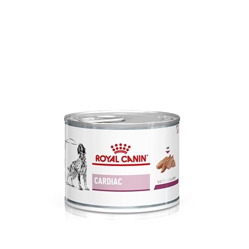 Royal Canin Veterinary Cardiac | 12 x 200 g | Diät - Alleinfuttermittel für ausgewachsene Hunde | Kann zur Unterstützung der Herzfunktion bei chronischer Herzinsuffizienz beitragen | Mousse Royal Canin Veterinary Cardiac | 12 x 200 g | Diät - Alleinfuttermittel für ausgewachsene Hunde | Kann zur Unterstützung der Herzfunktion bei chronischer Herzinsuffizienz beitragen | Mousse von ROYAL CANIN