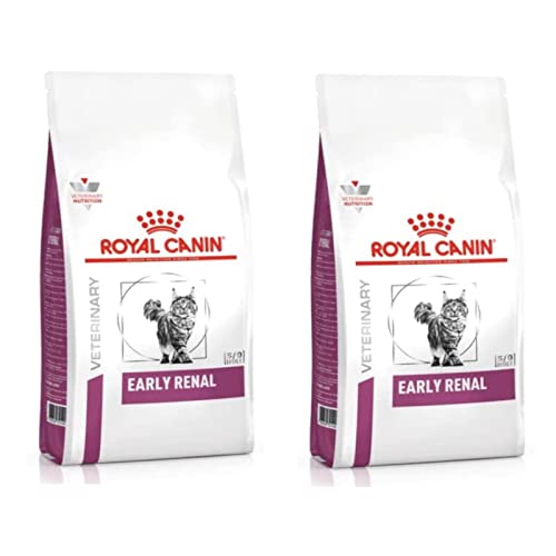 Royal Canin Veterinary Early RENAL | Doppelpack | 2 x 400g | Trockenfutter für Katzen | Kann zur Unterstützung der Nierenfunktion bei chronischer Niereninsuffizienz beitragen Royal Canin Veterinary Early RENAL | Doppelpack | 2 x 400g | Trockenfutter für Katzen | Kann zur Unterstützung der Nierenfunktion bei chronischer Niereninsuffizienz beitragen von ROYAL CANIN