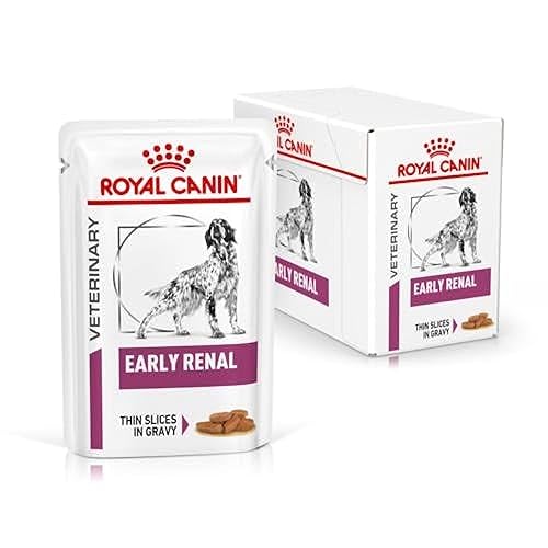 Royal Canin Veterinary Early Renal | 12 x 100 g | Diät-Alleinfuttermittel für ausgewachsene Hunde | Zur Unterstützung der Nierenfunktion | Stückchen in Soße von ROYAL CANIN