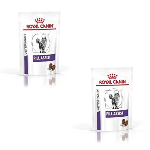 Royal Canin Veterinary Pill Assist CAT | Doppelpack | 2 x 45 g | Ergänzungsfuttermittel für Katzen | Schmackhafte Kroketten für eine einfachere Medikamentenverabreichung von ROYAL CANIN