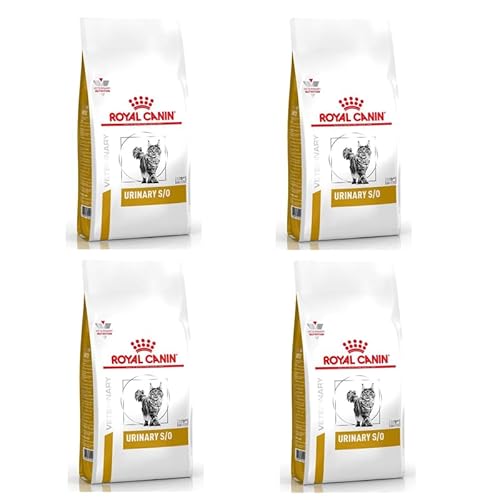 Royal Canin Veterinary Urinary S/O | 4er Pack | 4 x 400 g | Trockenfutter für Katzen | Zur Unterstützung der Harnwege | Bei Struvitkristallen | Reduzierter Magnesiumgehalt Royal Canin Veterinary Urinary S/O | 4er Pack | 4 x 400 g | Trockenfutter für Katzen | Zur Unterstützung der Harnwege | Bei Struvitkristallen | Reduzierter Magnesiumgehalt von ROYAL CANIN
