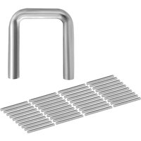 Royal Catering - 4000 Clips für Wurstclipper Wurst-Clipper Handclipper Aluminium 13 x 11,5 x 2 mm von ROYAL CATERING