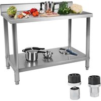 Arbeitstisch Neu Edelstahl Gastro Tisch Edelstahltisch Aufkantung Boden 1X0,6M Arbeitstisch Neu Edelstahl Gastro Tisch Edelstahltisch Aufkantung Boden 1X0,6M von ROYAL CATERING