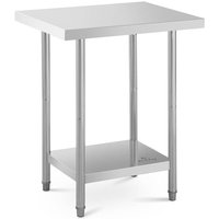 Royal Catering - Edelstahltisch Edelstahl Arbeitstisch Zerlegetisch Gastro 76 x 61 cm 150 kg von ROYAL CATERING