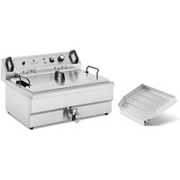 Fettbackgerät Donut Berliner Fritteuse Backwaren Backgerät Edelstahl 23 l 3000 W von ROYAL CATERING