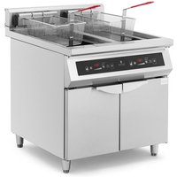 Royal Catering - Induktionsfritteuse Doppelfritteuse Gastro-Fritteuse 60 l 20000 w led + Timer von ROYAL CATERING