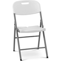 Klappstuhl Faltstuhl Stuhl klappbar 180 kg Stahl Polyethylen weiß outdoor von ROYAL CATERING