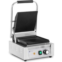 Kontaktgrill Gastro 1.800 w geriffelt 50 - 300 °c 23 x 22 cm von ROYAL CATERING