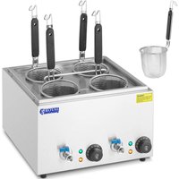 Royal Catering - Nudelkocher mit 4 Körben Pastakocher Pasta-Station Temperatur: 30 - 110 °c von ROYAL CATERING