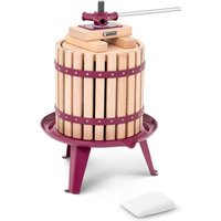 Royal Catering - Obstpresse Manuelle Saftpresse Weinpresse Fruchtpresse Holz 12 l inkl. Zubehör von ROYAL CATERING