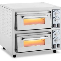 Pizzaofen Flammkuchenofen Pizzabackofen 1 Kammer 4.400 w ø 35 cm von ROYAL CATERING