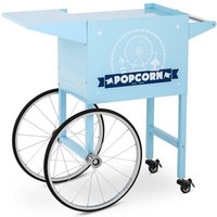 Popcornwagen Wagen für Popcornmaschine Popcorntrolley 2 Bremsen blau von ROYAL CATERING