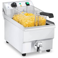 Fritteuse Edelstahl Kaltzone Fritöse Gastro Profi Elektro Friteuse 10 l 3000W von ROYAL CATERING