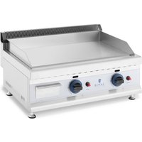 Royal Catering - Gasgrill 2 x 3100 w Profi Gasbräter glatt 60 x 40 cm Erdgas Doppelgrill von ROYAL CATERING
