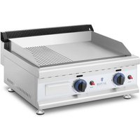 Royal Catering - Gasgrill 2 x 3100 w Profi Gasbräter glatt geriffelt 60 x 40 cm Propan Butan Royal Catering - Gasgrill 2 x 3100 w Profi Gasbräter glatt geriffelt 60 x 40 cm Propan Butan von ROYAL CATERING