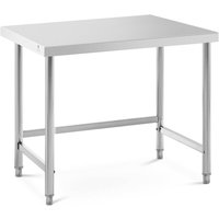 Gastro Edelstahl Arbeitstisch Edelstahltisch Zerlegetisch 100 x 70 cm 92 kg Gastro Edelstahl Arbeitstisch Edelstahltisch Zerlegetisch 100 x 70 cm 92 kg von ROYAL CATERING