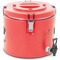 Royal Catering - Thermobehälter Edelstahl Thermobox Warmhaltebehälter Speisen Ablasshahn 15 l von ROYAL CATERING