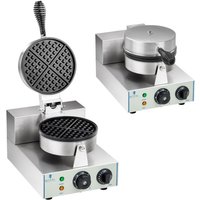 Royal Catering - Waffelautomat Elektro Waffeleisen Doppel Brüssler Waffel 1300 Watt Rund Royal Catering - Waffelautomat Elektro Waffeleisen Doppel Brüssler Waffel 1300 Watt Rund von ROYAL CATERING