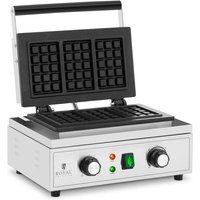 Waffeleisen belgisch Waffelmaschine Waffelautomat 1500 w 50 - 300 °c 0 - 5 min von ROYAL CATERING