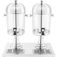 Royal Catering - Saftdispenser Saftspender Getränkespender Gastro Getränke Dispenser 2 x 7 Liter von ROYAL CATERING