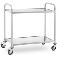 Servierwagen Küchenwagen Rollwagen Küchentrolley Beistellwagen 2 Etagen 4 Räder Servierwagen Küchenwagen Rollwagen Küchentrolley Beistellwagen 2 Etagen 4 Räder von ROYAL CATERING