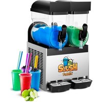 Royal Catering - Slush Eis Maschine Slushmaschine Ice Maker Softeis Slusheis 2 x 12 Liter von ROYAL CATERING