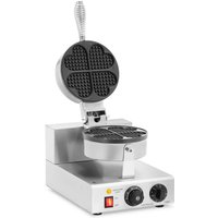 Waffeleisen Waffelmaschine Wende-Waffelautomat herzförmig 1000 W 0 - 5 min Timer von ROYAL CATERING