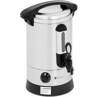 Wasserkocher Edelstahl 6,5 Liter Doppelwandig 1500 W Warmhaltefunktion von ROYAL CATERING