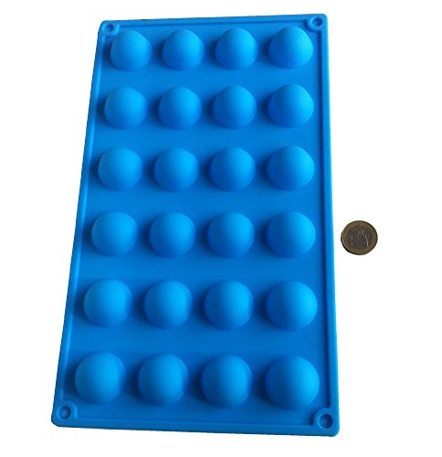 24 Halbkugeln Bällchen Silikonform Backform Schokoladenform Kuchenform Eiswürfelform Pralinenform Cupcake Keks Kuchen Basteln Backen Verzieren Eckige Runde Form von ROYAL HOUSEWARE 24 Halbkugeln Bällchen Silikonform Backform Schokoladenform Kuchenform Eiswürfelform Pralinenform Cupcake Keks Kuchen Basteln Backen Verzieren Eckige Runde Form von ROYAL HOUSEWARE von ROYAL HOUSEWARE