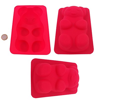 3 Stück Bären Teddybären Kuchenform Silikonform riesen Bärchen Form Fruchtgummi Brot Backform Brotleib selber backen Schokoladenform Eiswürfelform Pralinenform Cupcake Keks Kuchen Basteln Backen Verzieren Eckige Form von ROYAL HOUSEWARE 3 Stück Bären Teddybären Kuchenform Silikonform riesen Bärchen Form Fruchtgummi Brot Backform Brotleib selber backen Schokoladenform Eiswürfelform Pralinenform Cupcake Keks Kuchen Basteln Backen Verzieren Eckige Form von ROYAL HOUSEWARE von ROYAL HOUSEWARE