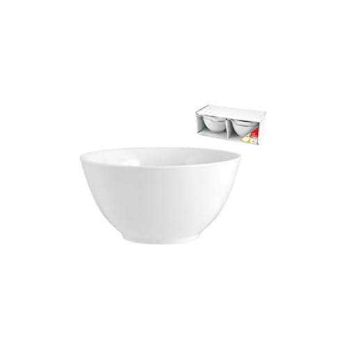 Royal Norfolk 9370000 Packung 4 Bolo Getreide PCL BB, 15 cm, Porzellan, Weiß von ROYAL NORFOLK