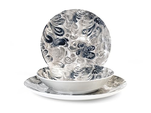 Royal Norfolk Tangeri Tafelservice, 18-teilig, Porzellan, mehrfarbig von ROYAL NORFOLK
