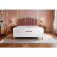 Matratze Buckingham 150 x 190 cm + Bettgestell mit lattenrost , Härtegrad 2 , Memory-Schaum , Höhe : 30 von ROYAL PALACE BEDDING