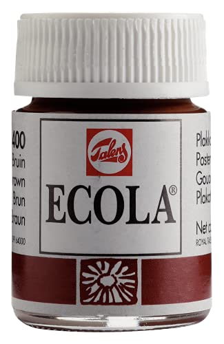 Talens Ecola Plakatfarbe Gouache 16ml Glas, Nr.400 Braun Talens Ecola Plakatfarbe Gouache 16ml Glas, Nr.400 Braun von Talens