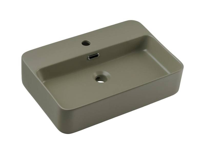 ROYAL24_MARKT Aufsatzwaschbecken - TRUST 2 - Waschbecken 55 cm Erhältlich in Mehreren Farben. (Aufsatzwaschbecken, 1-St., Premium - TRUST), Hochwertig – Klassisch – Stilvoll. von ROYAL24_MARKT