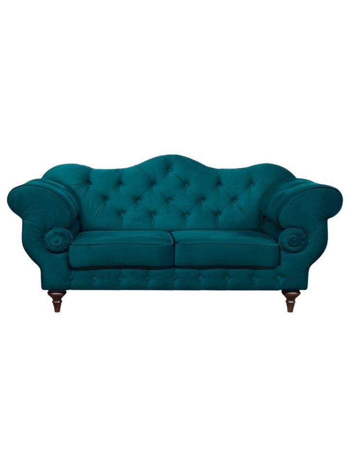ROYAL24_MARKT Chesterfield-Sofa - Gloria - Premium Set - Handgemacht - Bestseller -, 2-Sitzer Sofa 1 Teile, Luxuriös - Zeitlos - Elegant von ROYAL24_MARKT