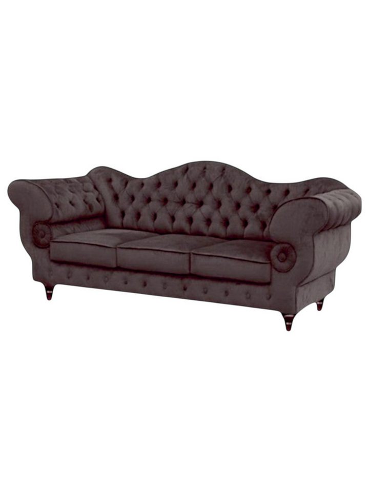 ROYAL24_MARKT Chesterfield-Sofa - Gloria - Premium Set - Handgemacht - Bestseller -, 3-Sitzer Sofa 1 Teile, Luxuriös - Zeitlos - Elegant von ROYAL24_MARKT