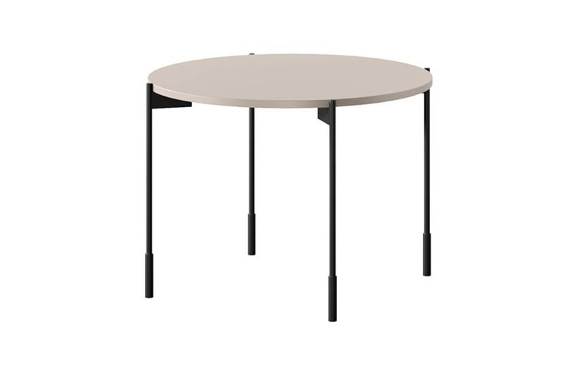 ROYAL24_MARKT Couchtisch - SONATIA RUNDER TISCH 60 – Kaschmir (Couchtisch, 1-St., Premium - SONATIA), Materialien - Design - Stil von ROYAL24_MARKT